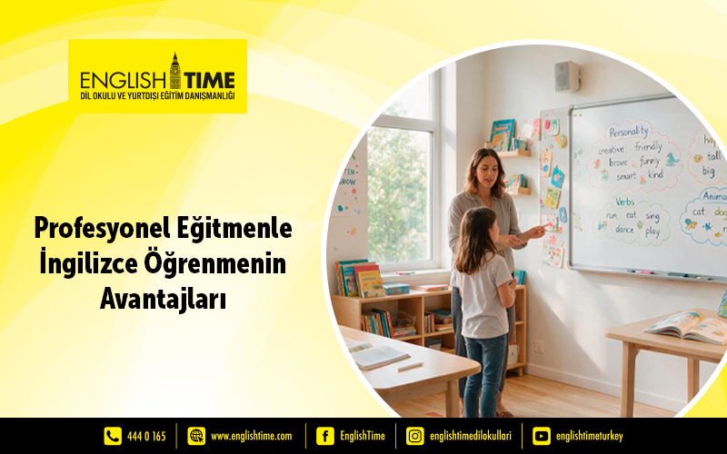 Profesyonel Eğitmenle İngilizce Öğrenmenin Avantajları kapak resmi