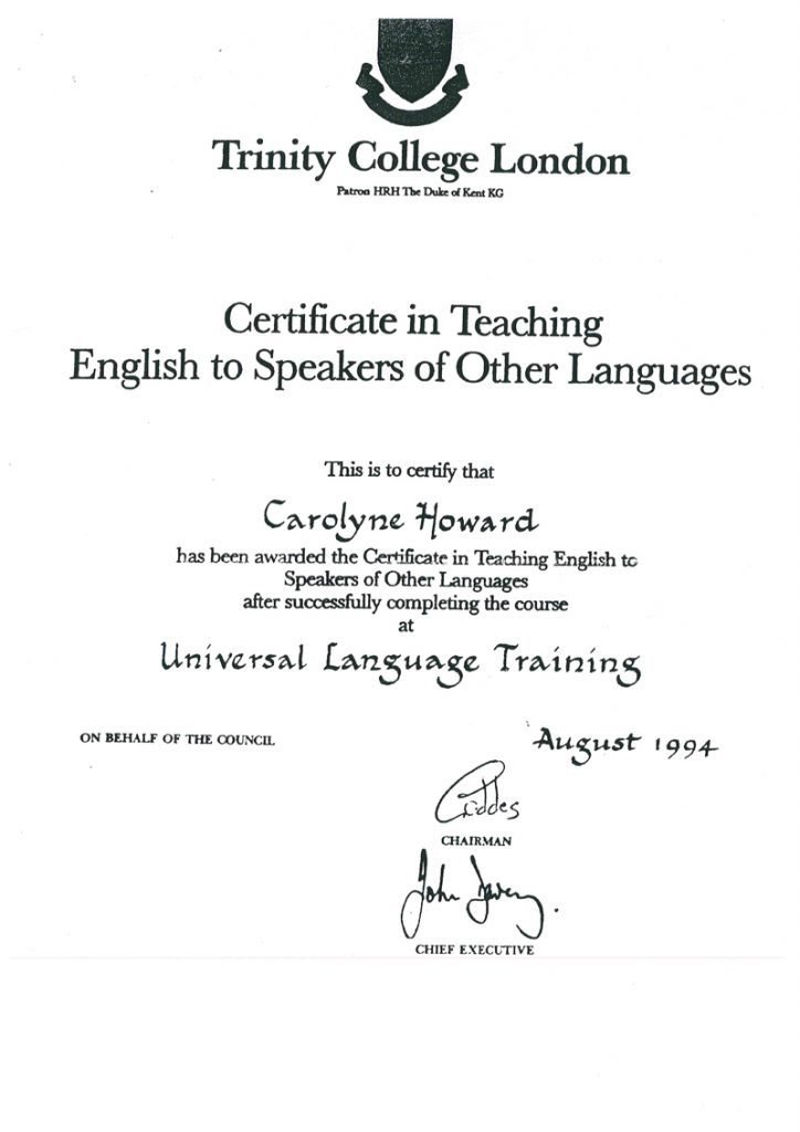 English TimeEğitmen Sertifikaları Sertifika 30