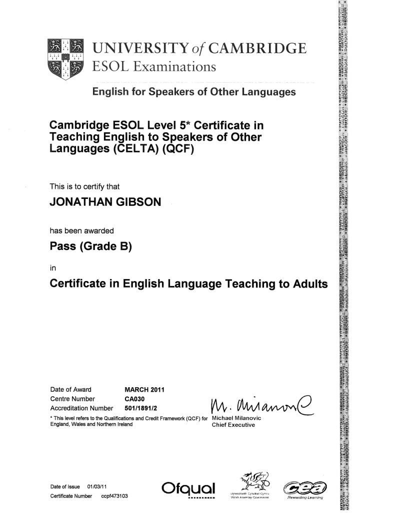 English TimeEğitmen Sertifikaları Sertifika 32