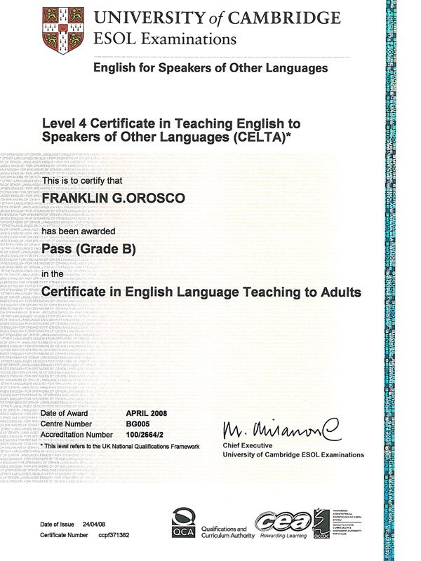 English TimeEğitmen Sertifikaları Sertifika 57